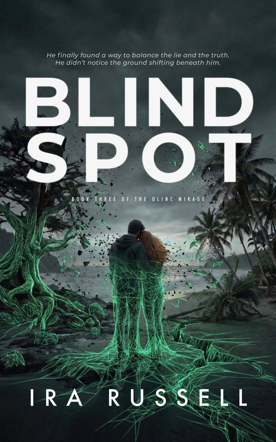 Blind Spot He finally found a way to balance the lie and the truth. He didn't notice the ground shifting beneath him.